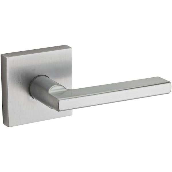 Halifax Square Passage Door Lock W/ 6AL Latch and RCS Strike Satin Chrome Finish